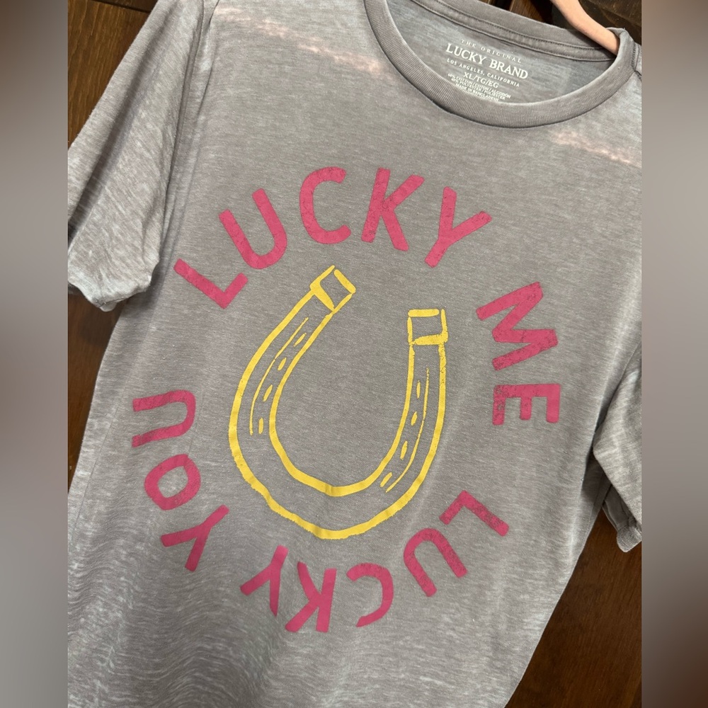Lucky Brand Lucky Me, Lucky You Mineral Wash T-shirt